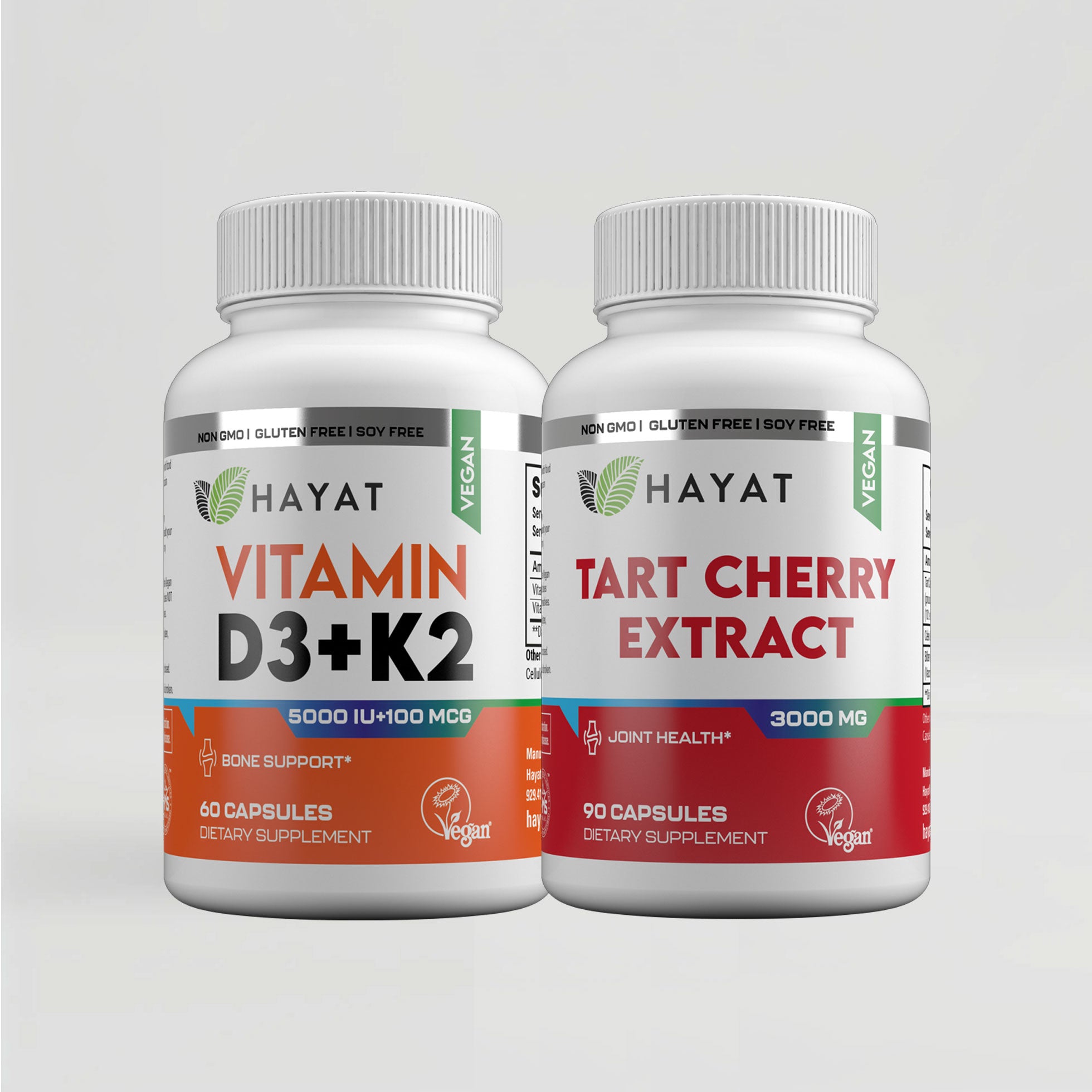 BUNDLE OFFER - Halal-Certified Vegan Vitamin D3 + K2 (5000IU +
