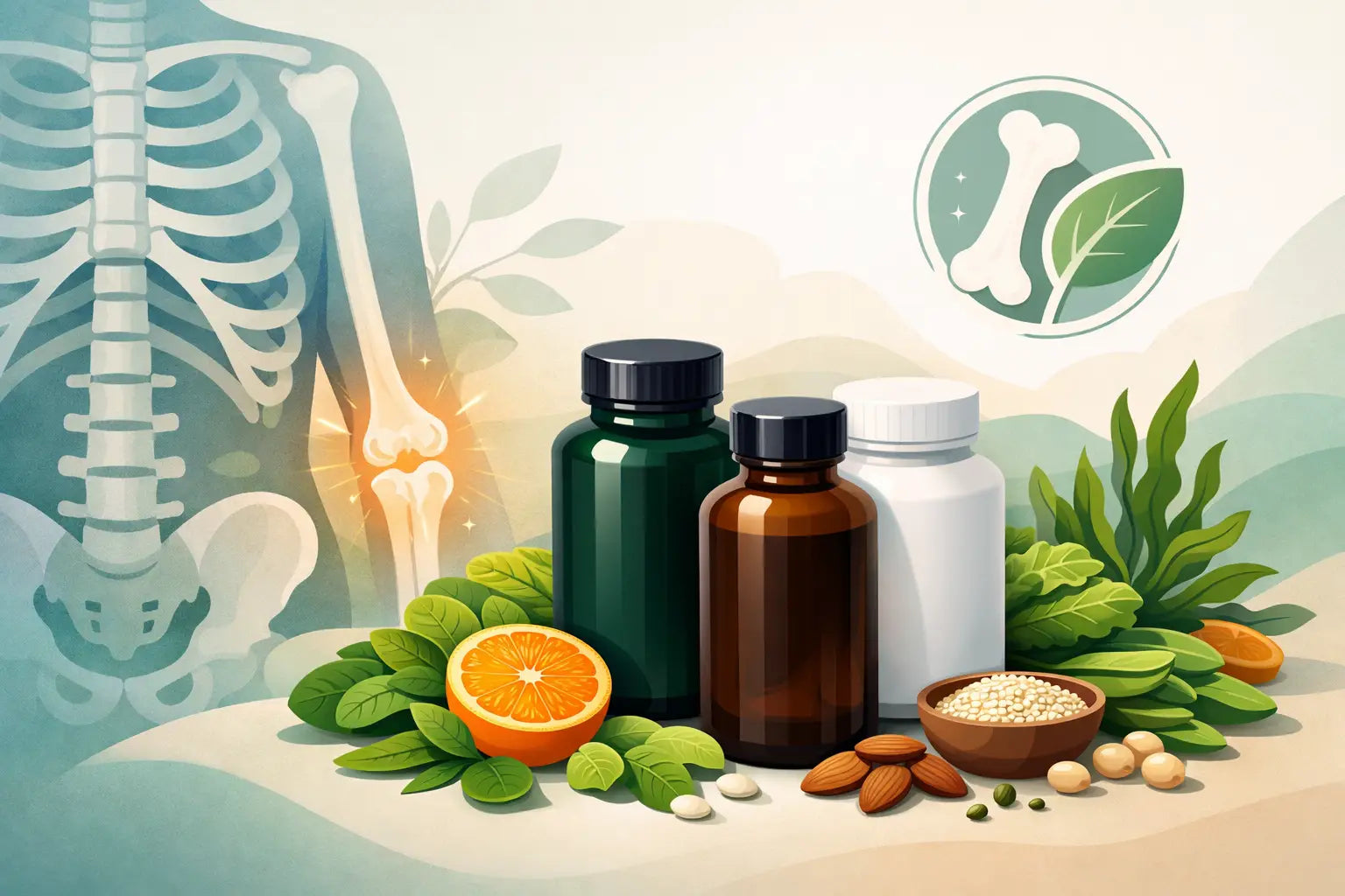 Plant Based Bone Nutrients for Everyday Support