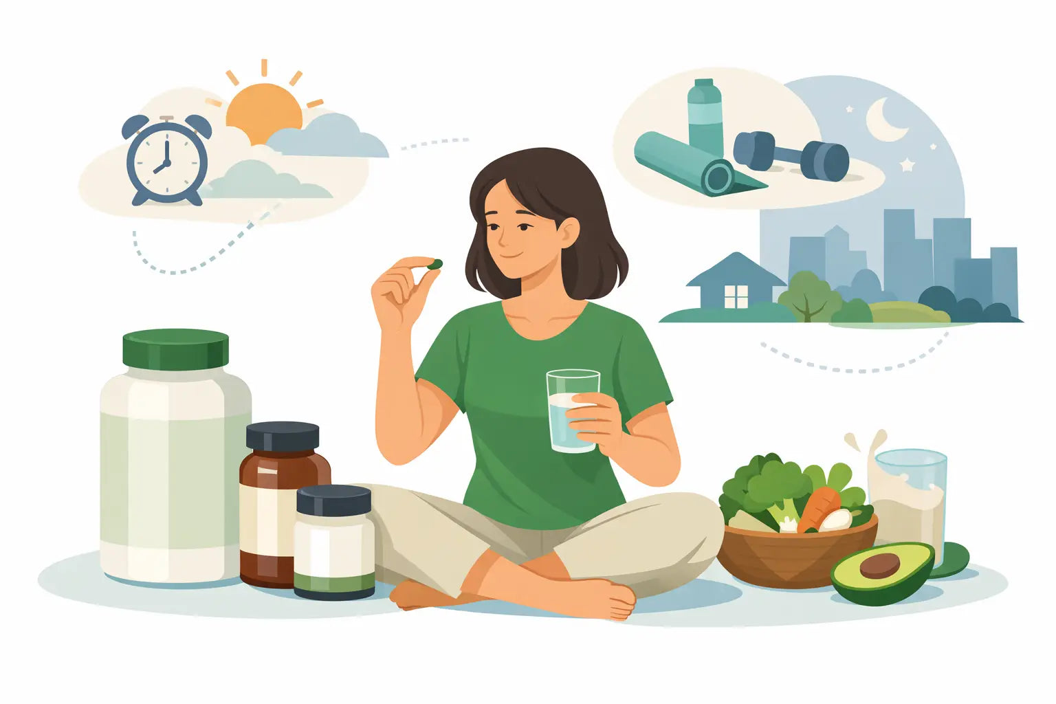 A Vegan Supplement Routine That Fits Real Life