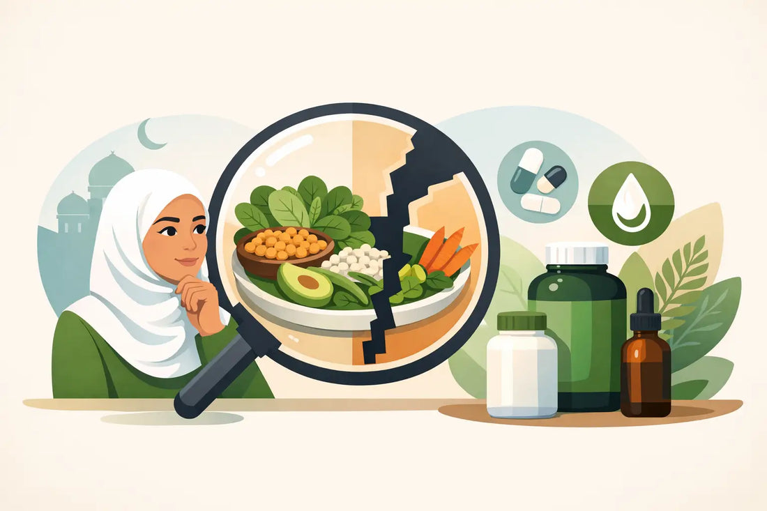 A Muslim Vegan Nutrient Gap Example, Made Clear