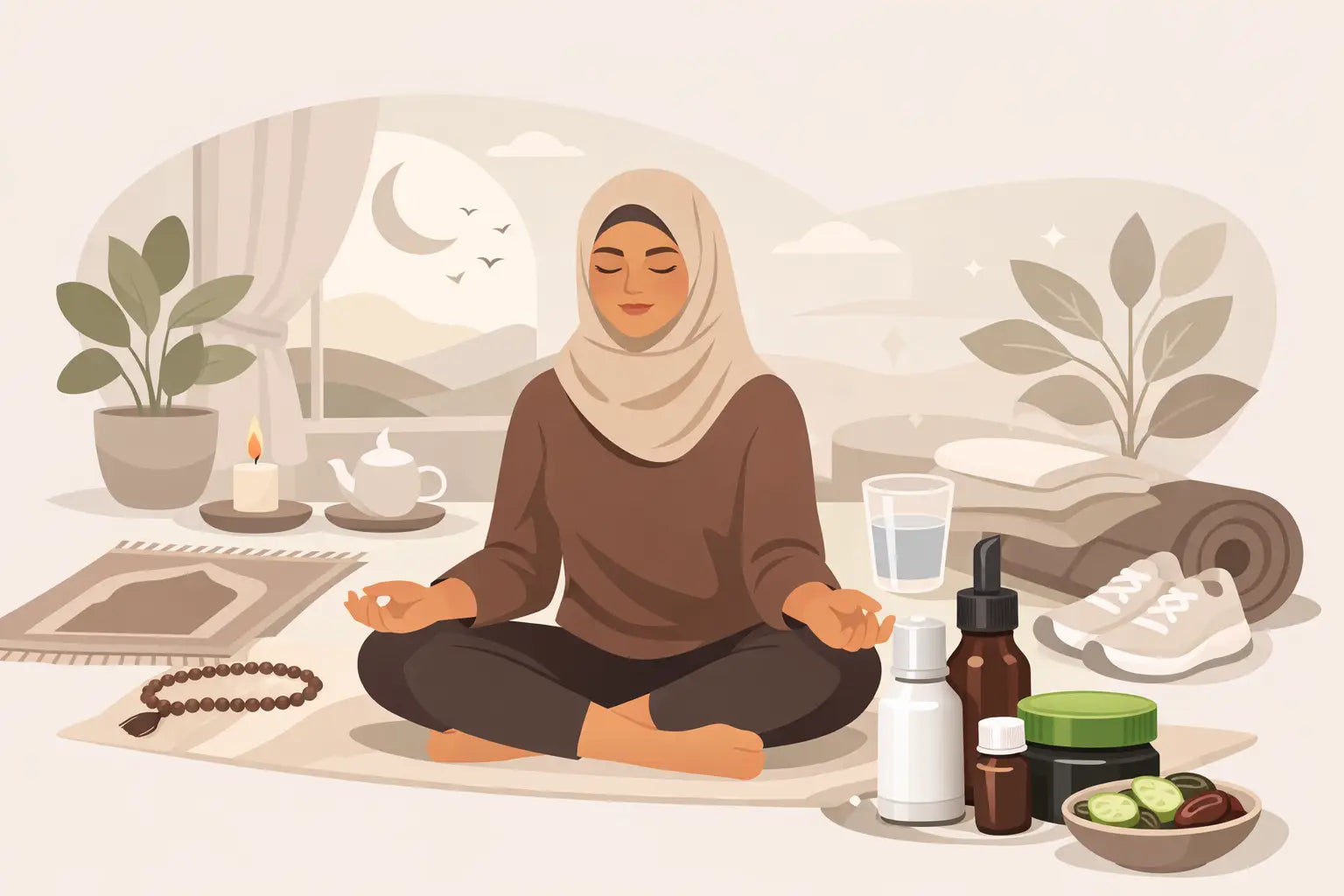 A Halal Wellness Routine That Fits Real Life