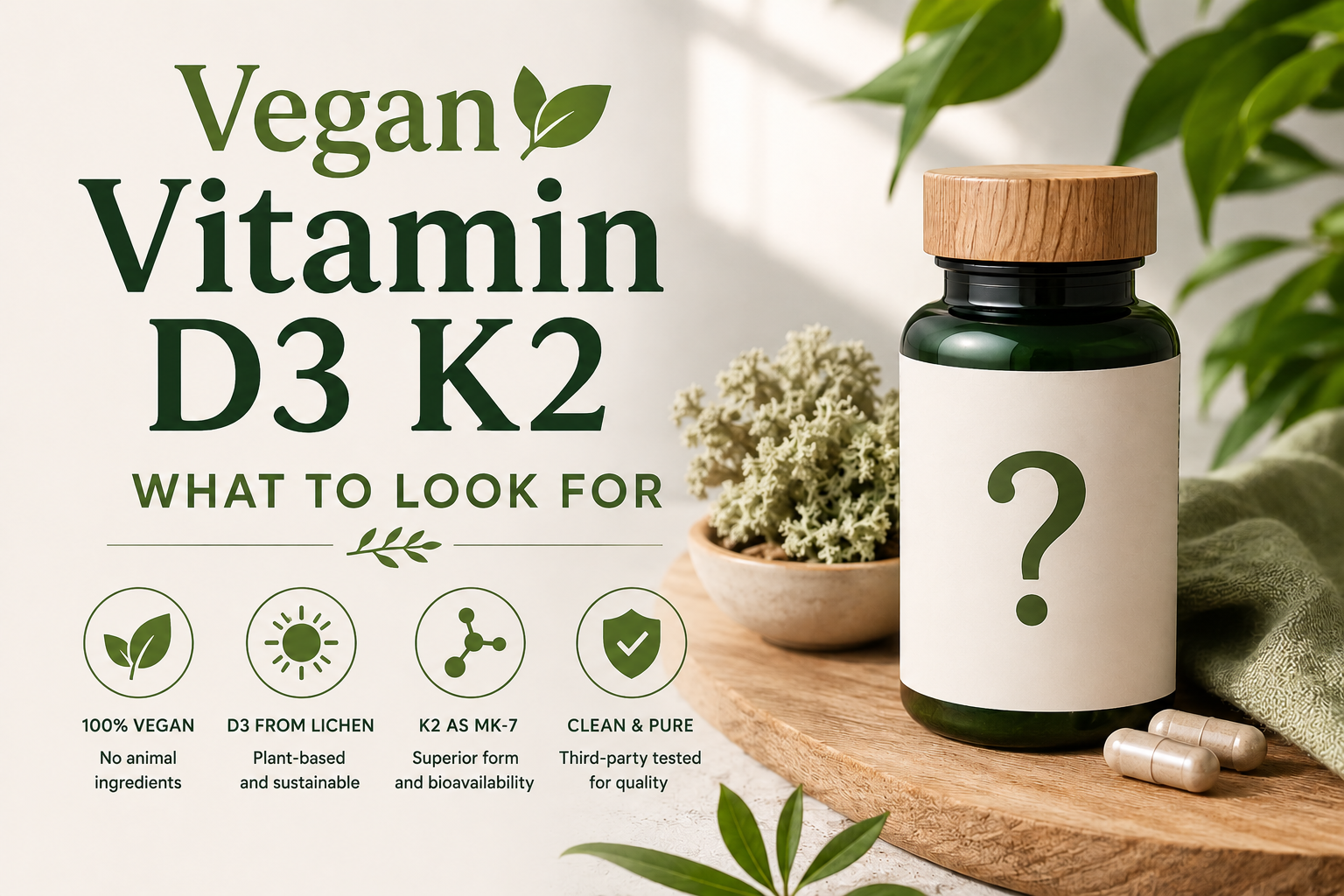 Vegan Vitamin D3 K2: What to Look For