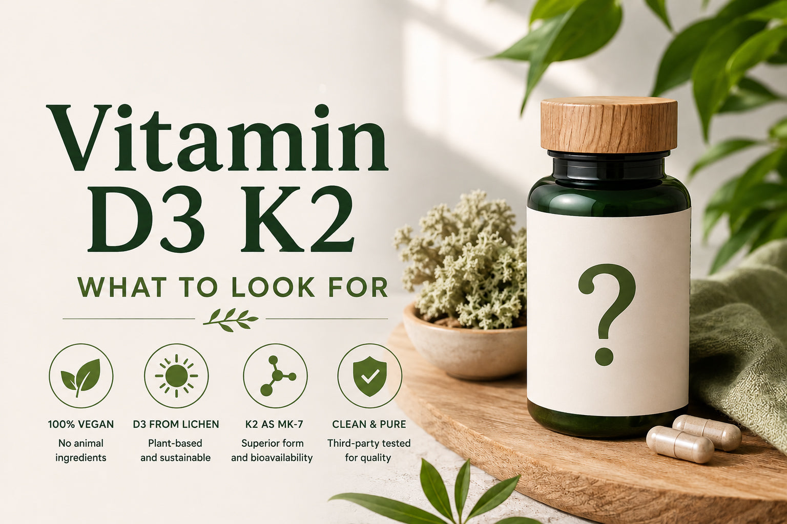 Vegan Vitamin D3 K2: What to Look For