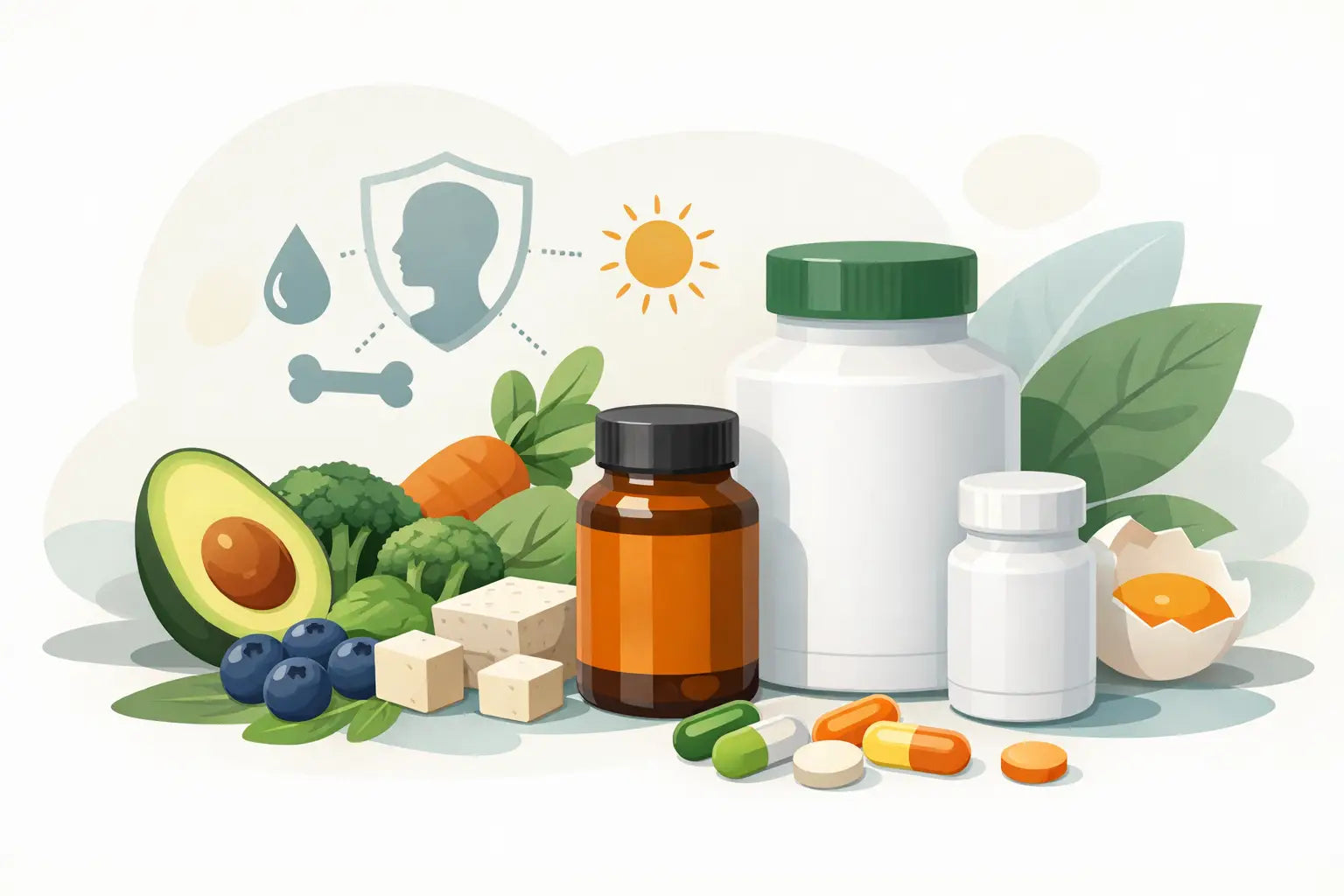 Meatless Diet Vitamins That Help Fill the Gaps