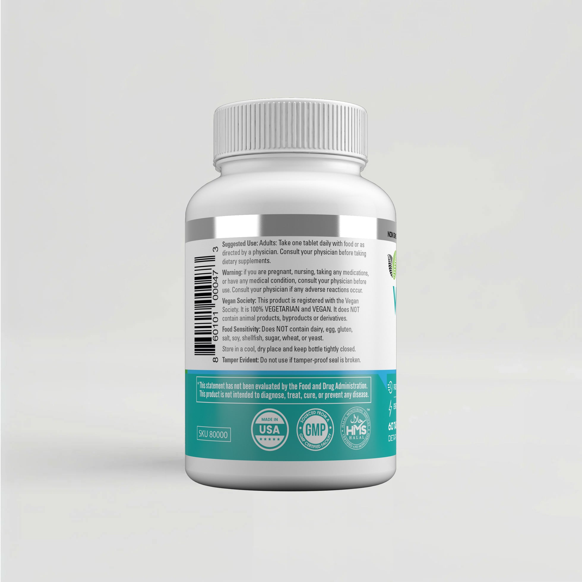 Hayat Vitamins Halal-Certified Vegan Vitamin B12 1000 MCG, Fast Dissolve