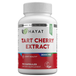 Hayat Vitamins Vegan Natural Tart Cherry Extract 3000 MG, Certified Halal, 90 Capsules
