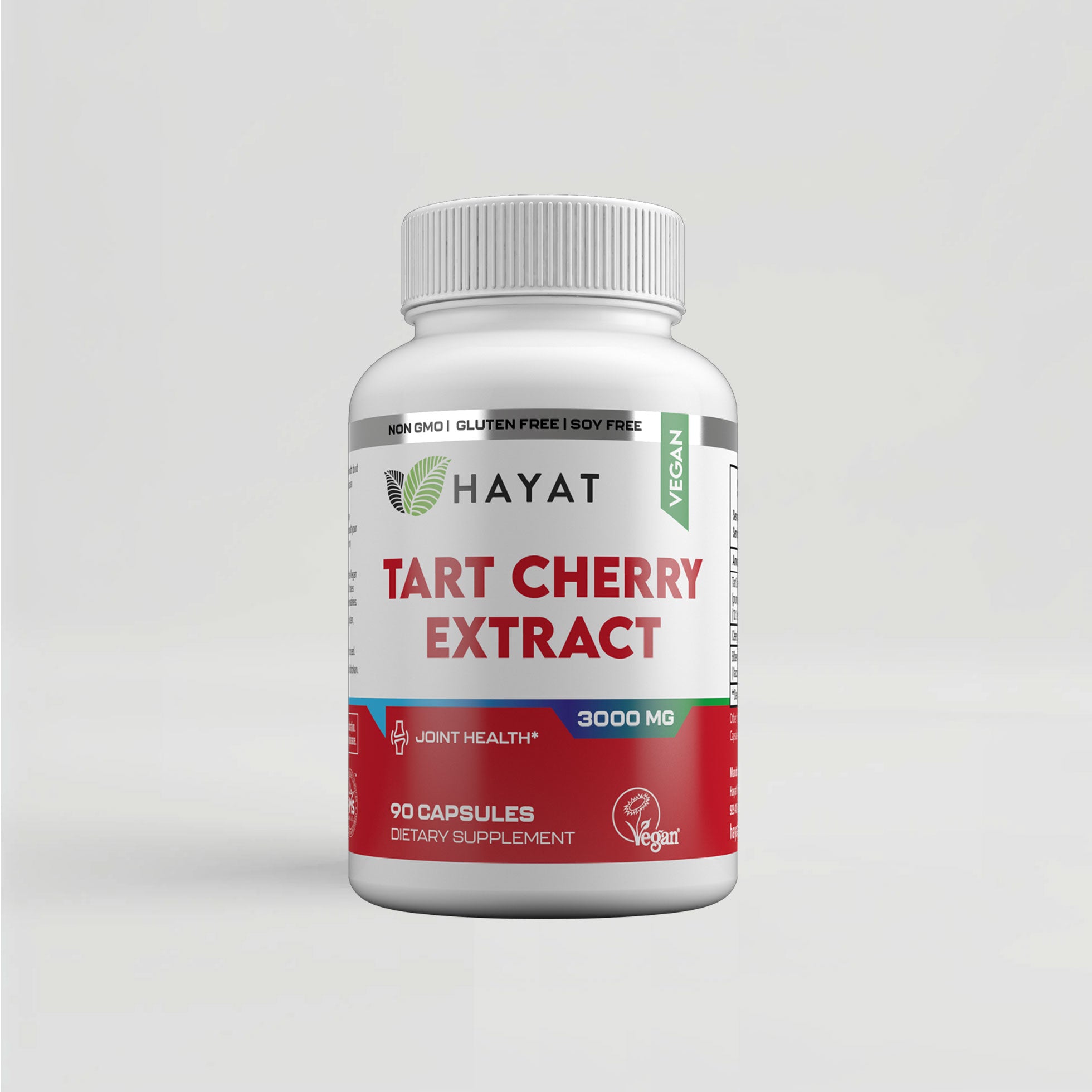 Hayat Vitamins Vegan Natural Tart Cherry Extract 3000 MG